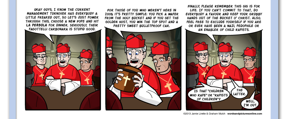 Cardinal Rules, Pope, Conclave
