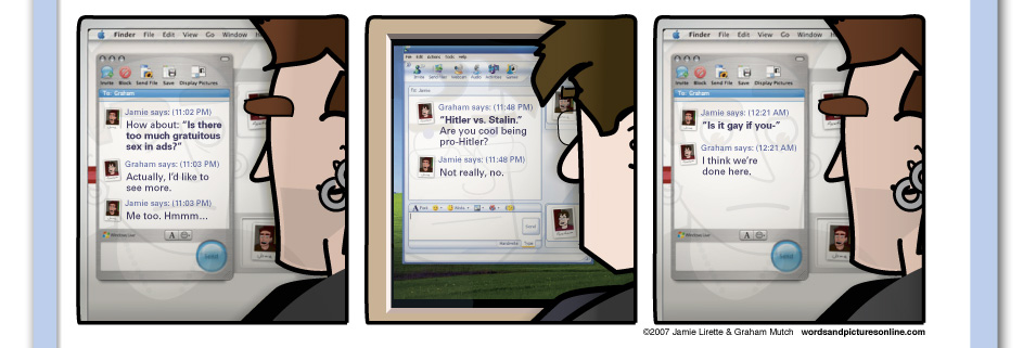 words and pictures comic 04-02-07