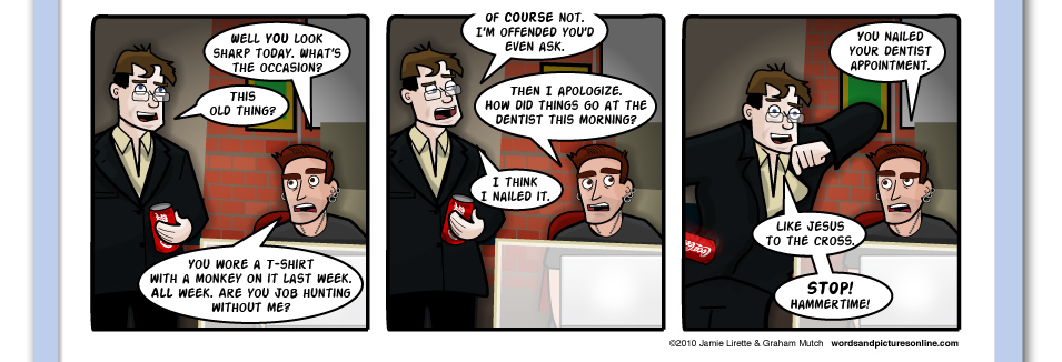 Job hunting, hammertime