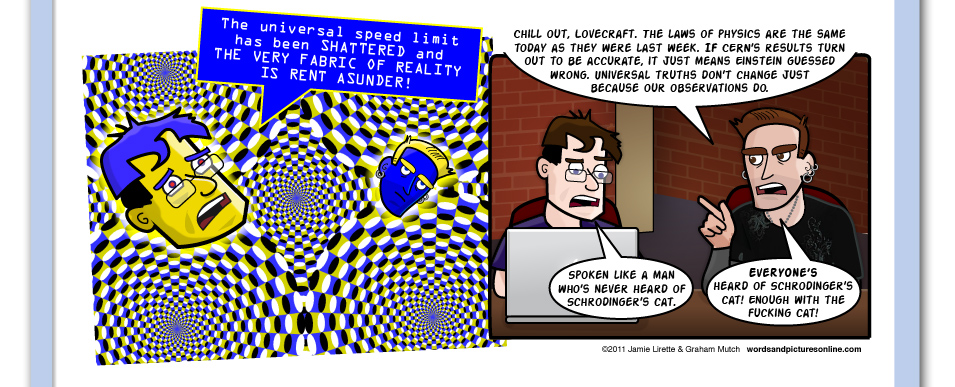 Ye Canna Break The Laws Of Physics! CERN