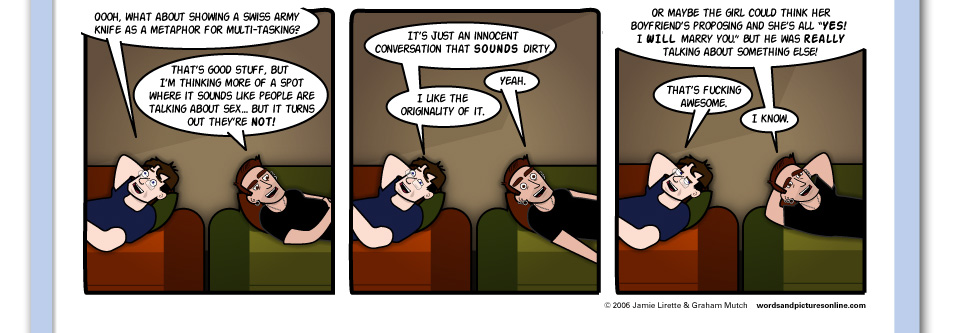 words and pictures comic 10-02-06