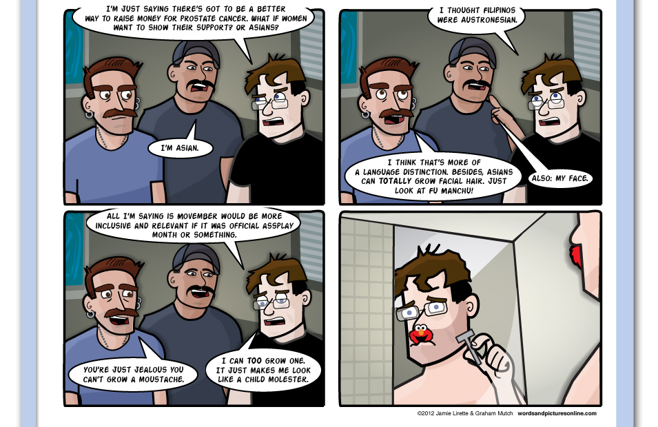 Remember, Remember The Filth Of Movember, Elmo
