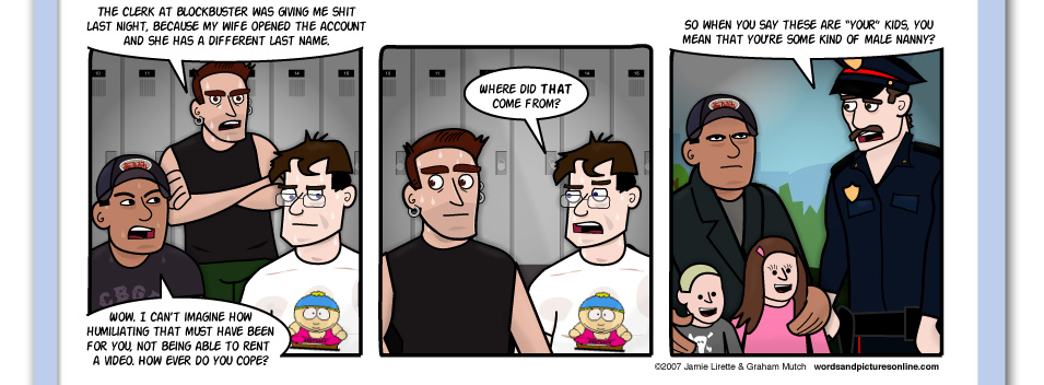 words and pictures comic 11-26-07