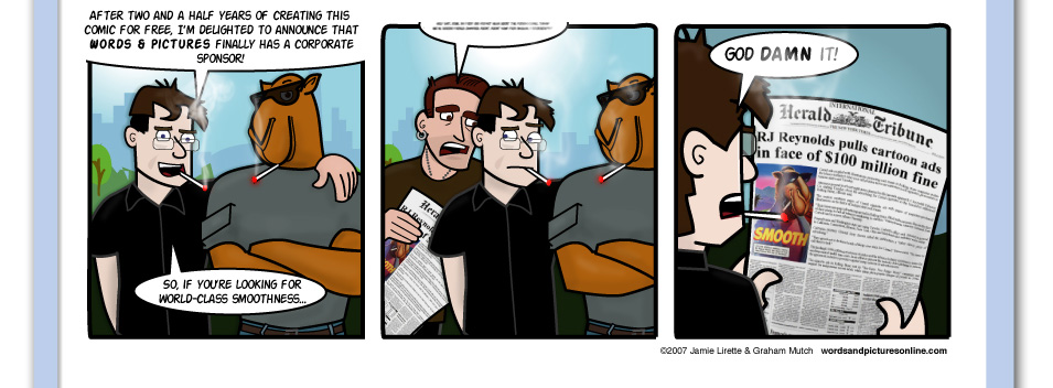 words and pictures comic 12-10-07